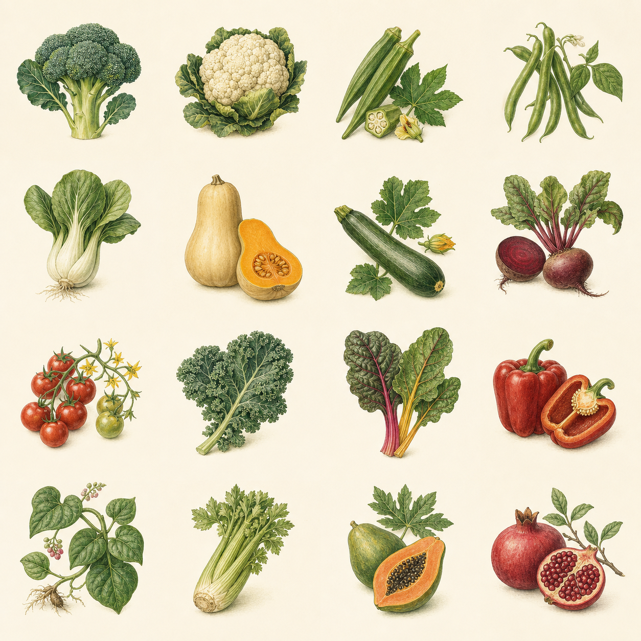 MAATI botanical produce studies